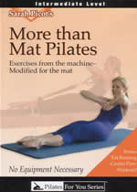 MORE THAN MAT PILATES Intermediate Level Sarah Picot - Click Image to Close