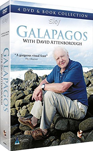 GALAPAGOS WITH DAVID ATTENBOROUGH 4 DVD & BOOK COLLECTION - Click Image to Close
